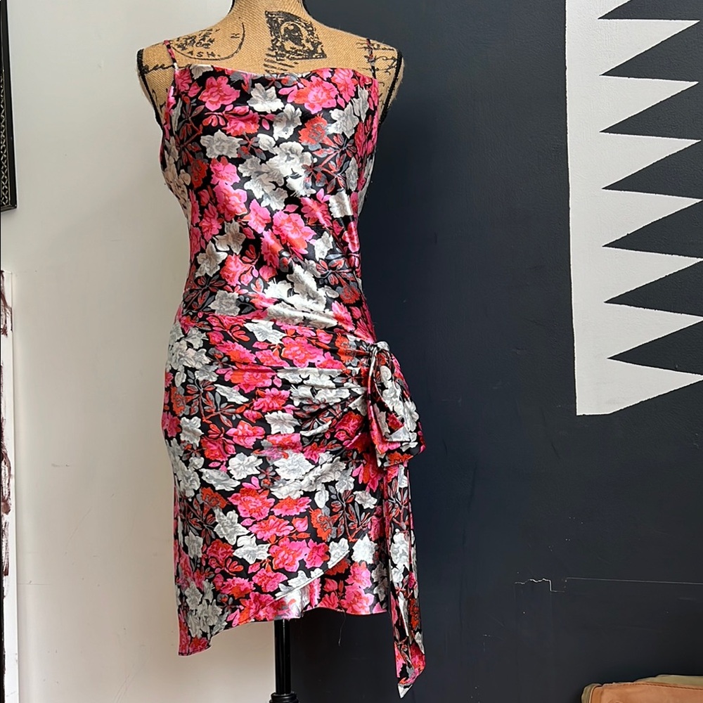Cinq a Sept Silky Floral Dress